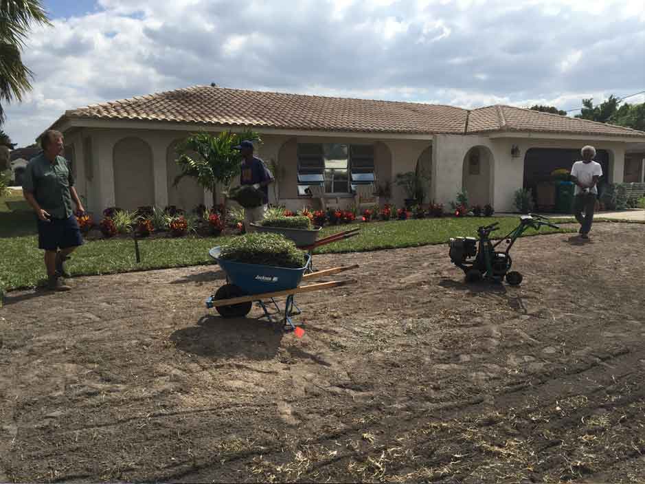 Jim Becker and Sons Removal old grass